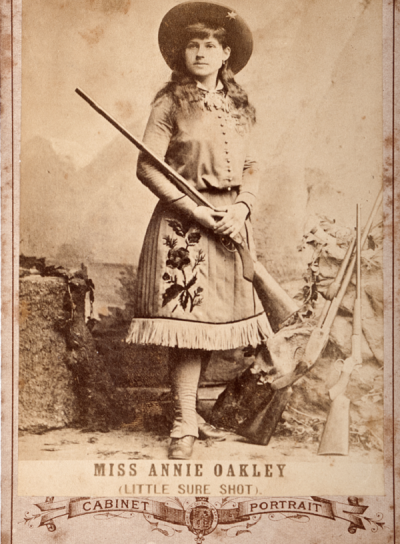 Annie Oakley was a real straight shooter