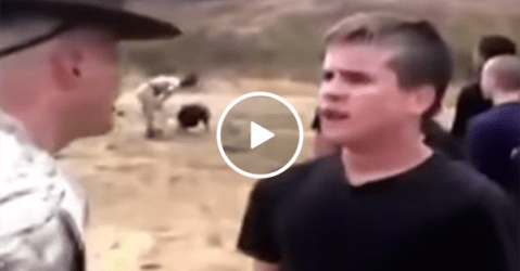Drill Sergeant starts the Shooting Star meme (Video)