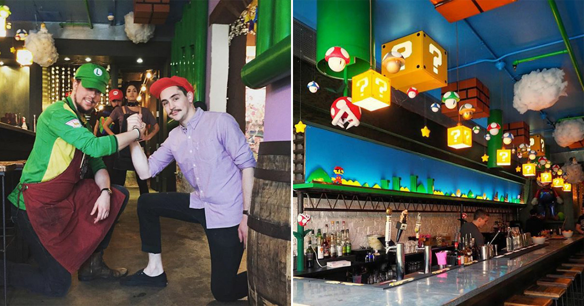 An Insanely Cool Mario Themed Bar Just Opened In Dc