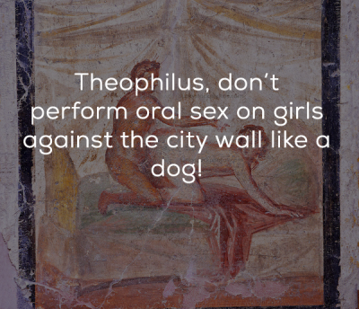 The Romans pioneered the subtle art of bathroom graffiti (36 Photos)