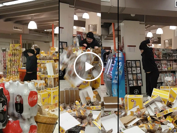 Man gets caught eating stolen candy, goes on Easter egg rampage