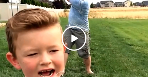 Little boy has some creative ways to pull his teeth (Video)