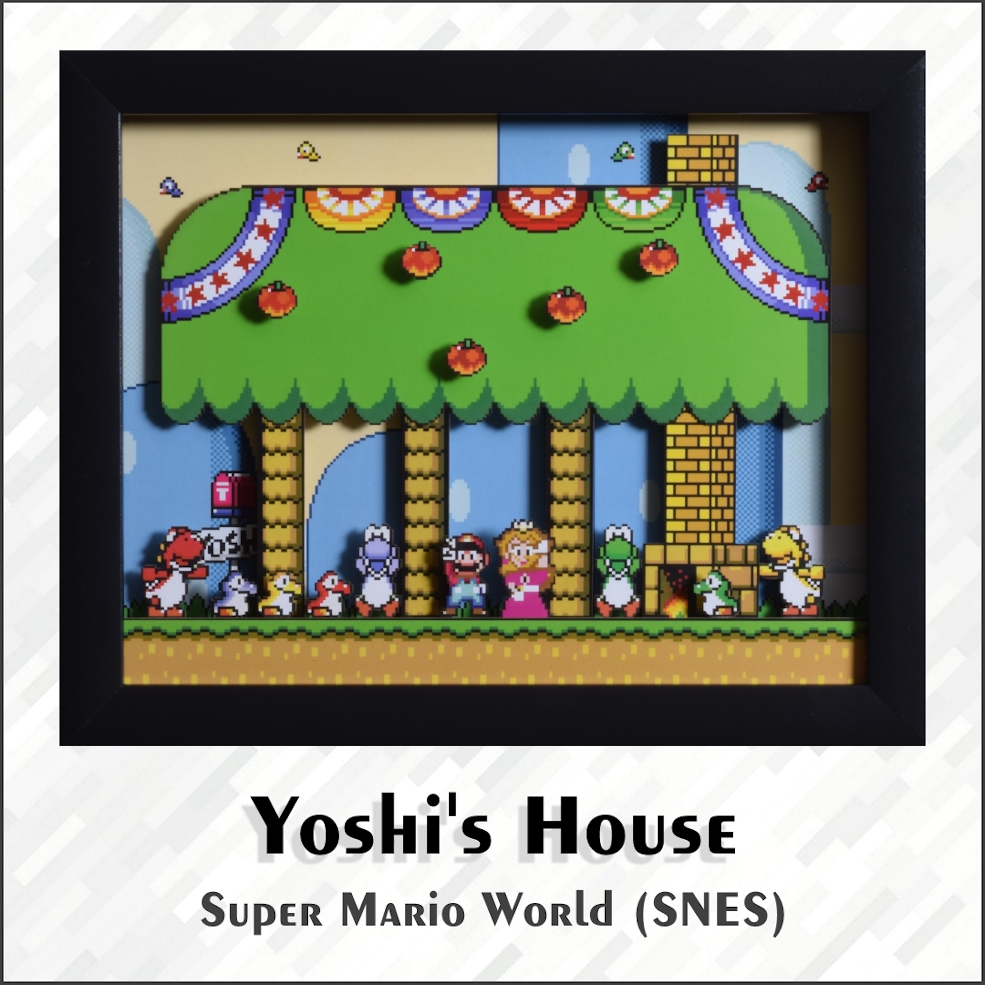 Retro shadow boxes are saving classic game scenes in art (29 HQ Photos)