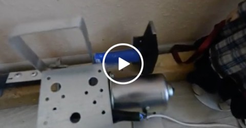 Never piss off a neighbor who's an engineer (Video)