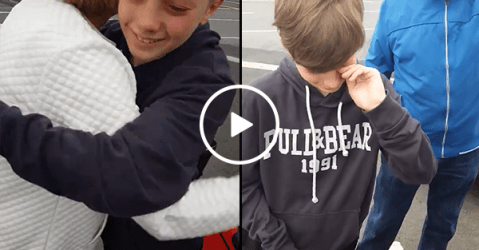Boy has emotional reaction to surprise trip to Spain (Video)