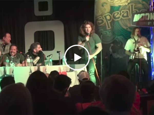 Comedian gets kicked off the stage