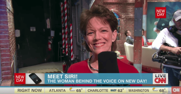 Meet the woman behind the voice of Siri
