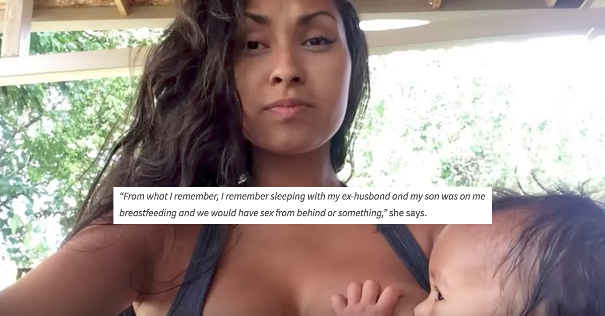 This lady breastfed while having sex and people are freaked