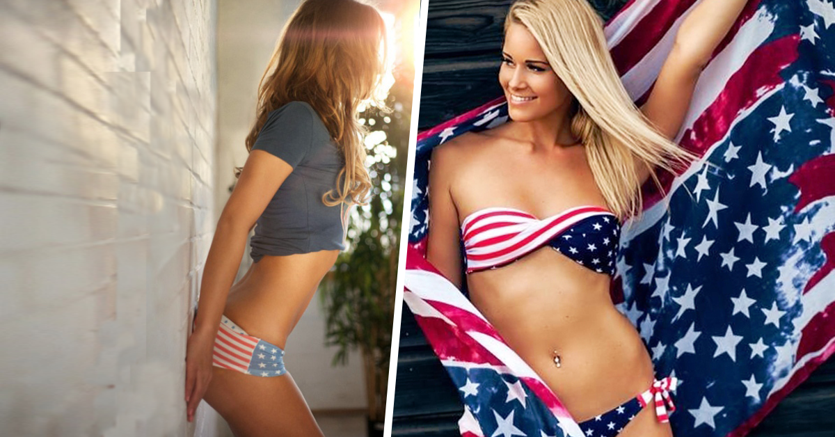 Photos Of American Flag And Sexy Hot Girls Thechive