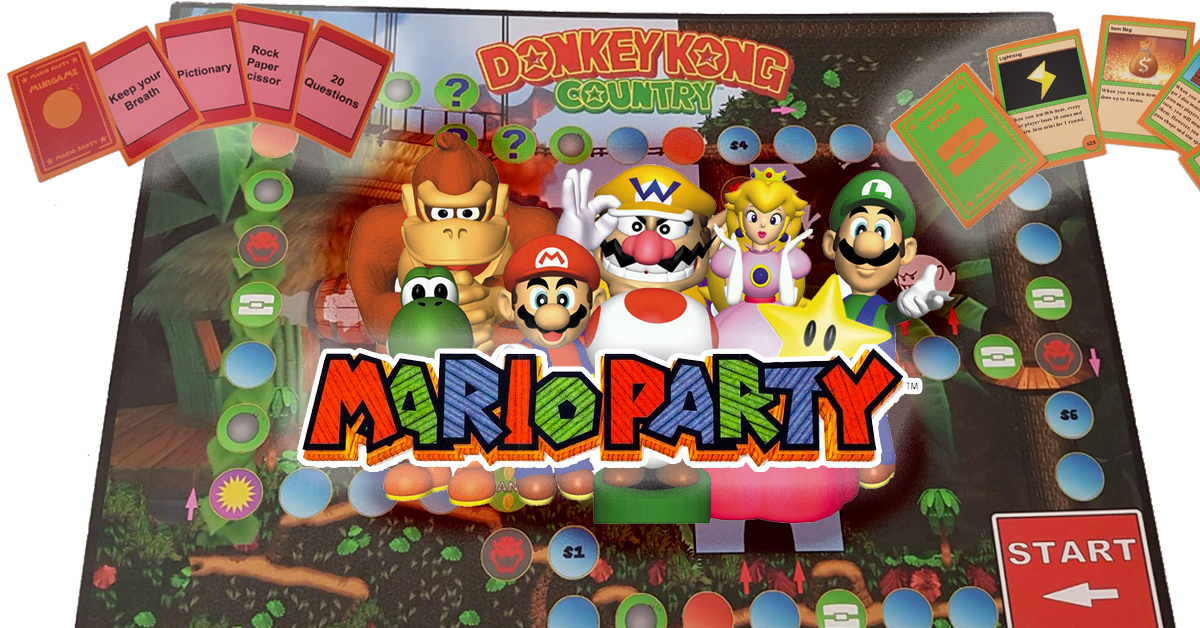 Guy makes his own Mario Party board game (8 Photos) theCHIVE
