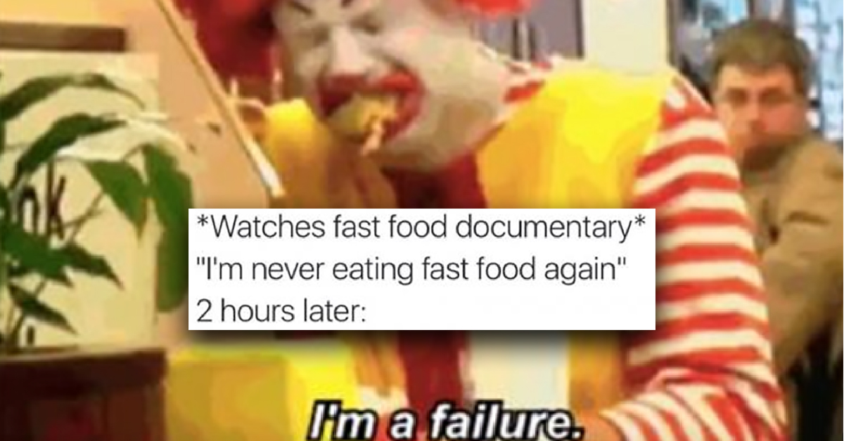 Pop in real quick for some fast food memes