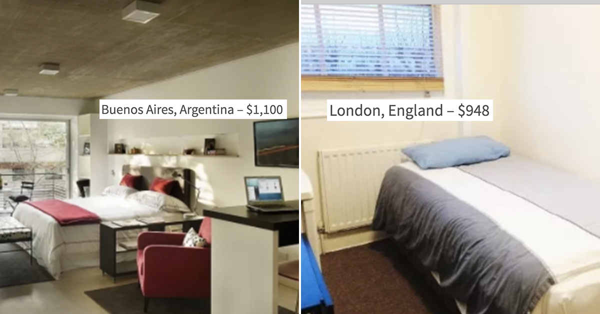 Here’s what 1K a month in rent looks like around the world theCHIVE