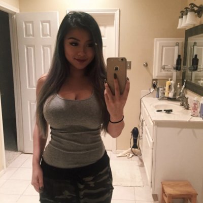 Asian Girl Selfie - Huge Asian girl perfect tits! IG vickibaybeee