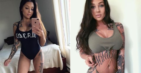 Valerie Cossette is a tattooed goddess (24 Photos)