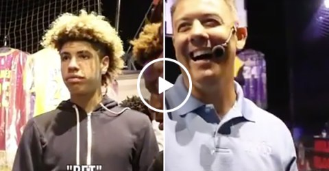 LaMelo Ball Schooled at Carnival | Lakers Brother Beat in Basketball