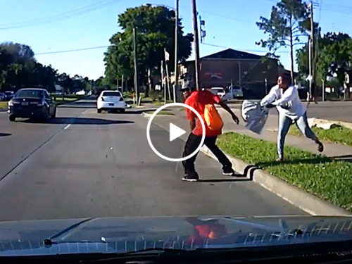 Argument at a bus stop turns into attempted murder (Video)