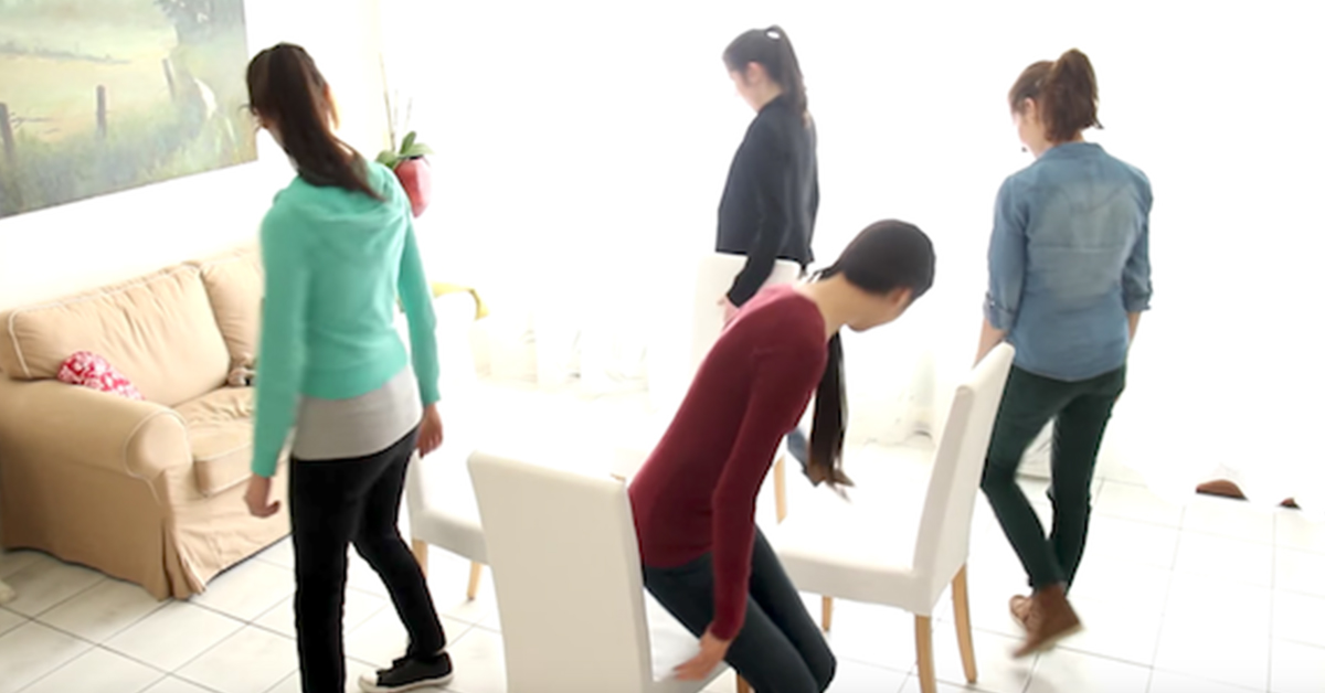 The ‘Chair Trick’ will absolutely amaze your friends