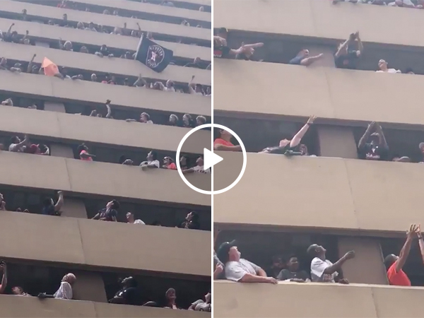 An Incredible Show of Teamwork During the Houston Astros Parade