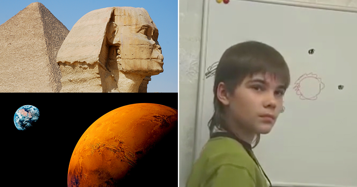 Russian boy claims he's from Mars, and experts kind of believe him