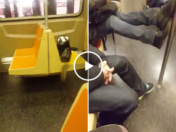 Passengers On Subway Freak Out When They See A Rat