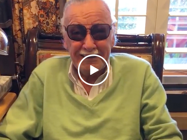 Stan Lee has a wonderful message for humanity (Video)
