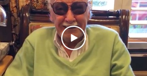 Stan Lee has a wonderful message for humanity (Video)