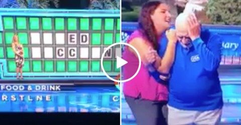Old Man Barely Loses Final Spin On Wheel of Fortune