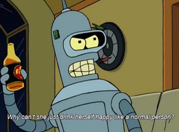 Bender isn't so bad... when he's not trying to kill all humans