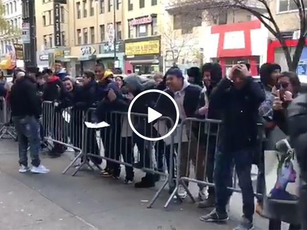 Pedestrian Walks Into Dog Shit In New York City at BBB Shoe Shop