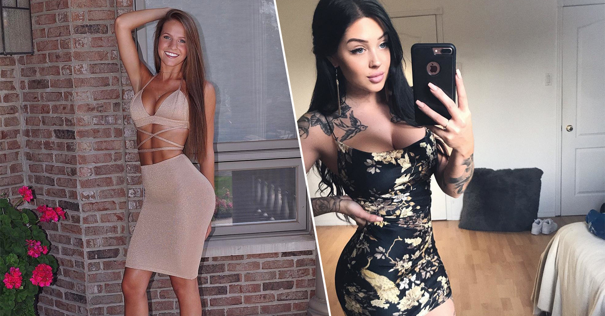 Hot Girls In Uber Tight Dresses Are Making Mouths Water