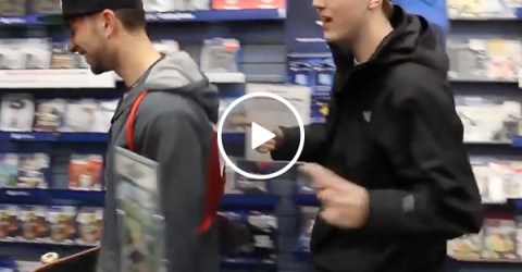 Gamer Shows Off in GameStop | Call of Duty Pro Gets Trolled