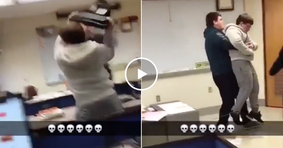 Kid Goes Insane In Classroom, Get's Thrown Right Out