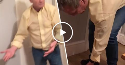 Man tries to stand on an egg, hilariously fails (Video)