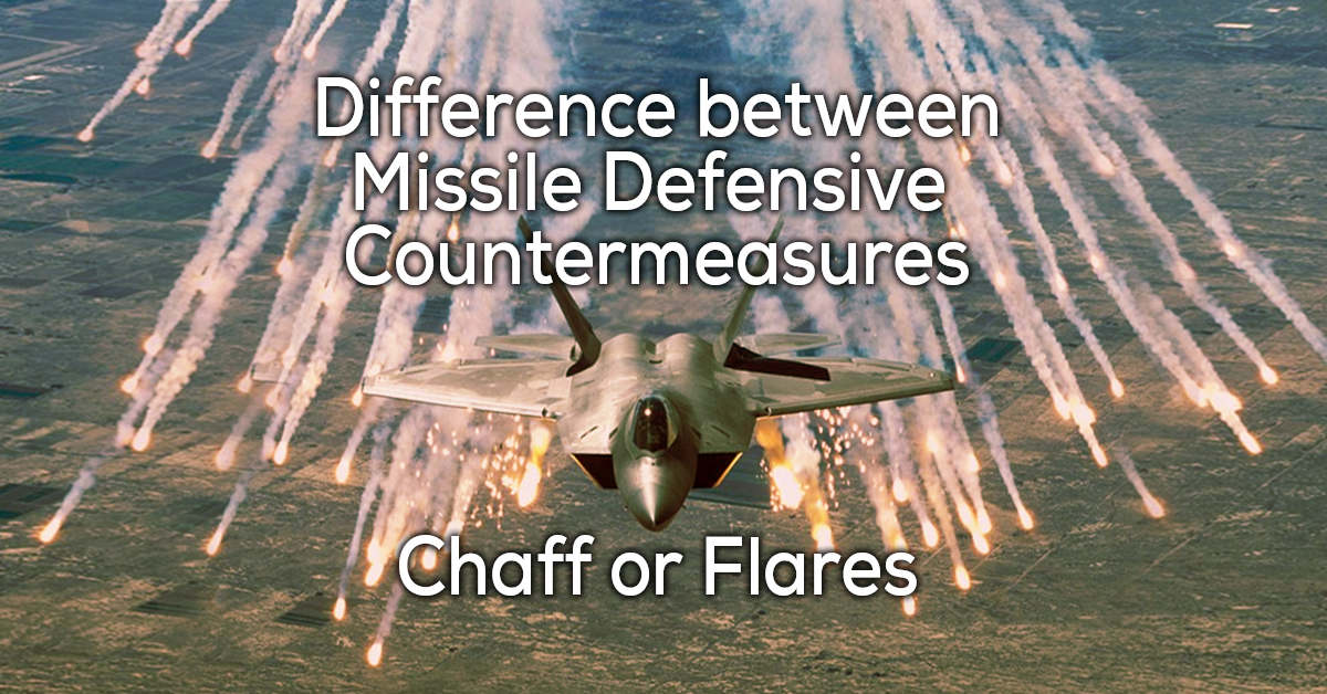 Difference Flares Chaff Defensive Countermeasure Firing Photos, Chive