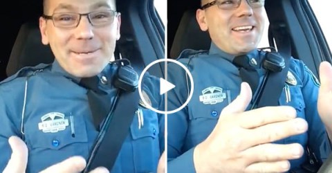 Highway Patrolman Explains how to merge onto a highway (Video)