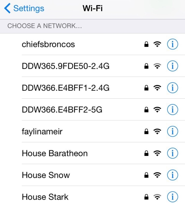 Clever and hilarious Wi-Fi names that deserve a tip of the cap