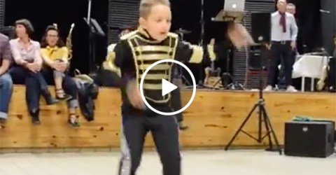 Little Kid Dances to Michael Jackson Songs and Nails It