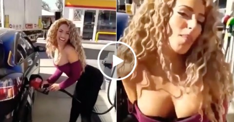 Here we observe the official 'Gas Pump Mating Dance' (Video)