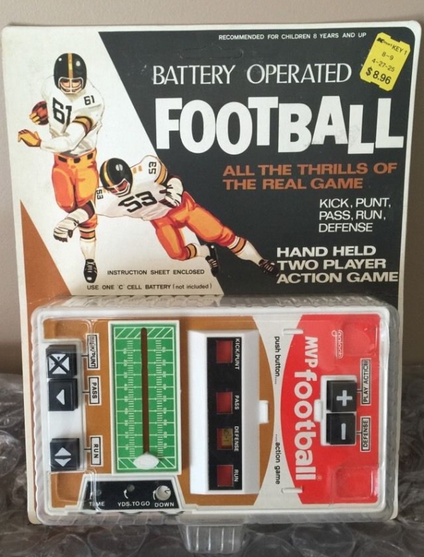 Nostalgic Football Toys Handheld Games Photos Super Bowl 2018 Chive