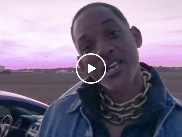 Will Smith trolls son by recreating his music video (Video)