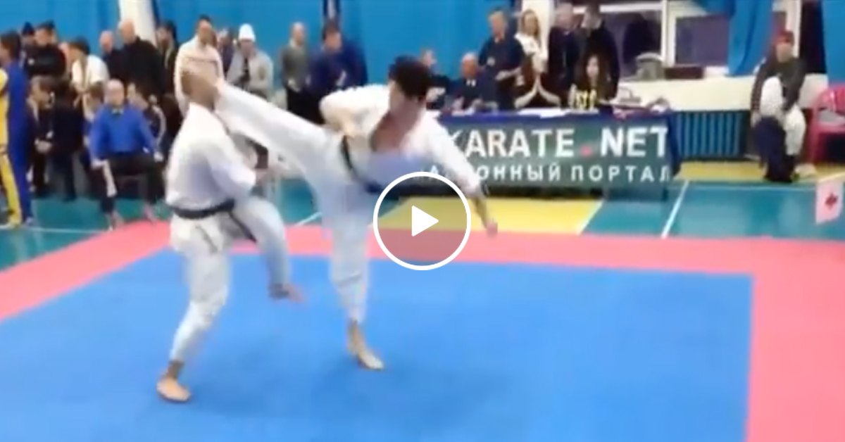 Kid Gets Knocked Out In Karate Competition theCHIVE