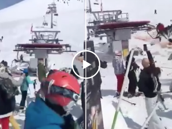 As someone afraid of heights, this out of control ski lift is my worst ...