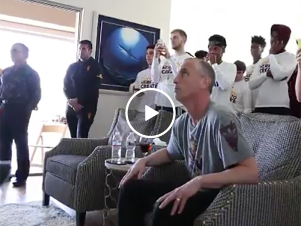 Arizona State Sun Devils Celebrate After Making March Madness Field