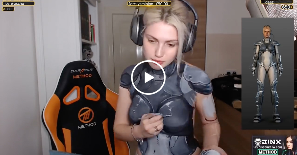 Painting twitch body Painting