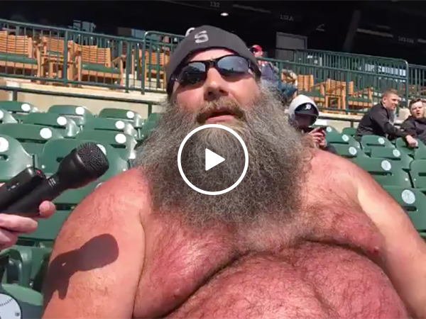 Detroit Tigers Fan Explains Why He Watches Baseball Topless