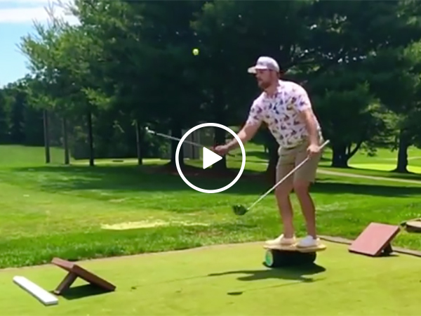 Golf guy does Amazing Trick Shot That Tiger Woods Would Be Jealous Of