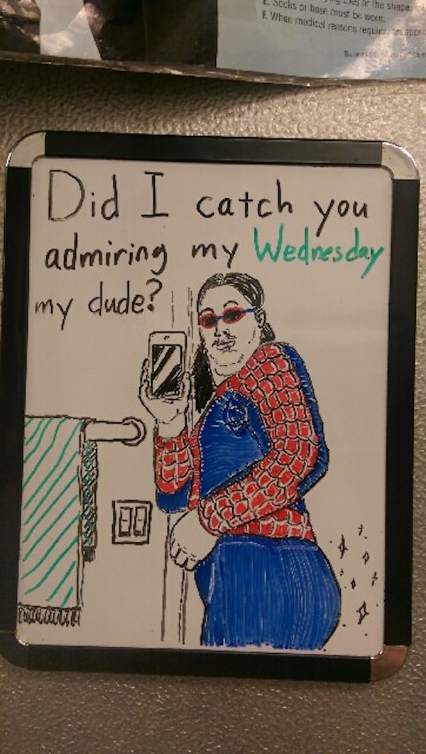 Two Dominos co-workers take turns baking up dank memes