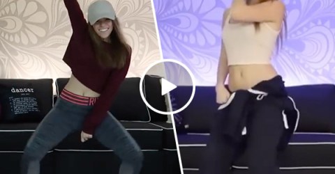 Amymarie's hips definitely don't lie (Video)