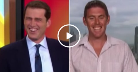 Guy Being Interviewed on Live Television Says a Blowjob Joke