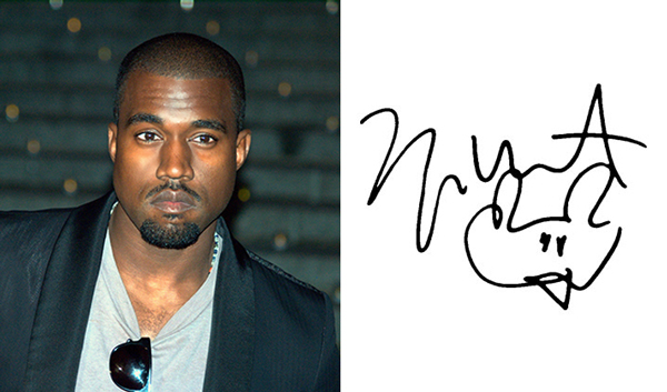 Celebrity signatures throughout time memorable for different reasons
